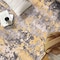 World Rug Gallery Contemporary Distressed Abstract Watercolor Non Shedding Soft Area Rug 5' x 7' Yellow 395YELLOW5x7 - alternate 4